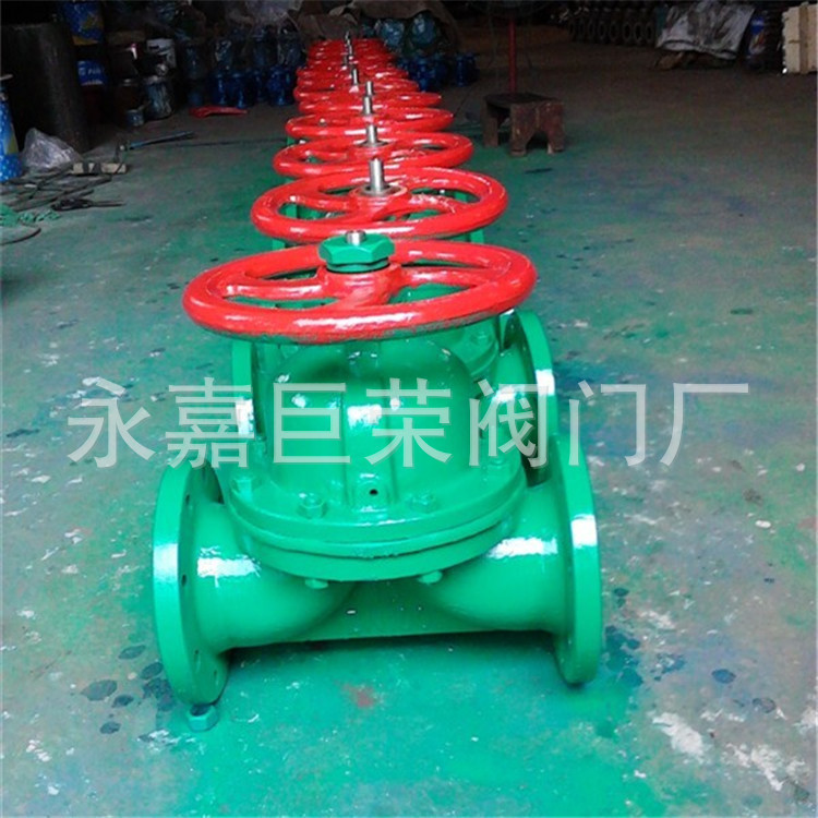 G41PO-10C 衬氟PO隔膜阀 法兰手动隔膜阀  DN15.