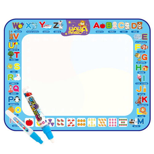 Amazon educational toys magical children's water canvas extra large drawing pad writing pad graffiti children's drawing board