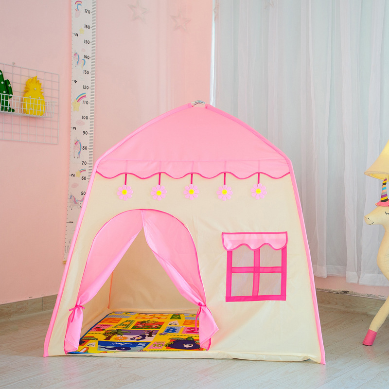 Carpa infantil en forma de flor, casa de juegos para bebés, casa de juguete para niñas, casa plegable para el hogar