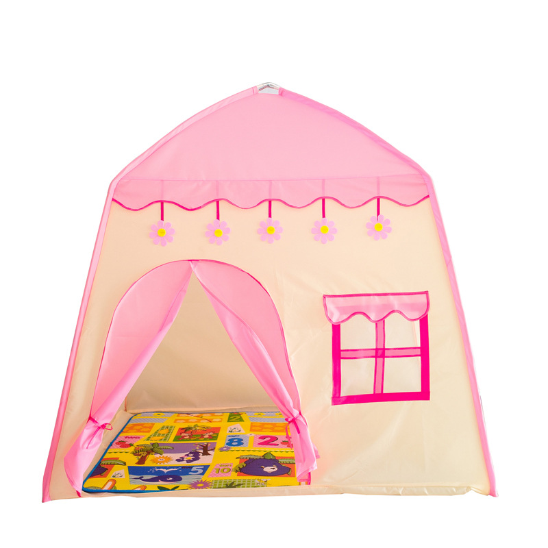 Carpa infantil en forma de flor, casa de juegos para bebés, casa de juguete para niñas, casa plegable para el hogar