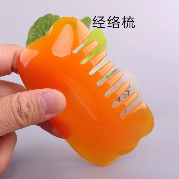 Resin yellow meridian combing