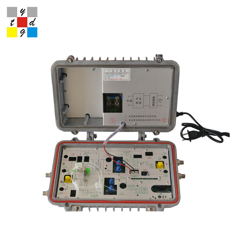 有线电视光接收机220V四路AGC 野外型光接收机 FTTH 光接收机