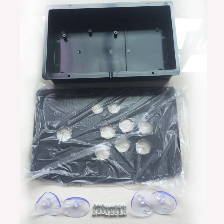 Factory wholesale game frame acrylic panel steel plastic bottom shell arcade rocker DIY shell sucker accessories 8 holes