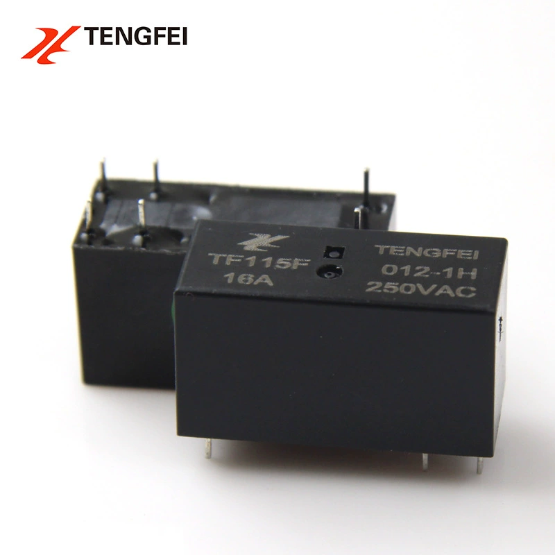 12v relay 24v16A normally open four-pin 115F-012VDC 6-pin 250VAC TF high-power relay