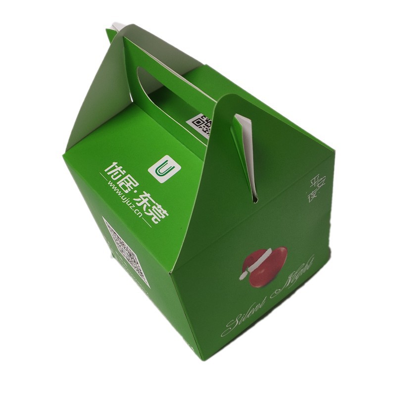 定制食品彩盒手提吸塑烘焙包装礼品纳米UV飞机盒扣底盒瓦楞纸盒