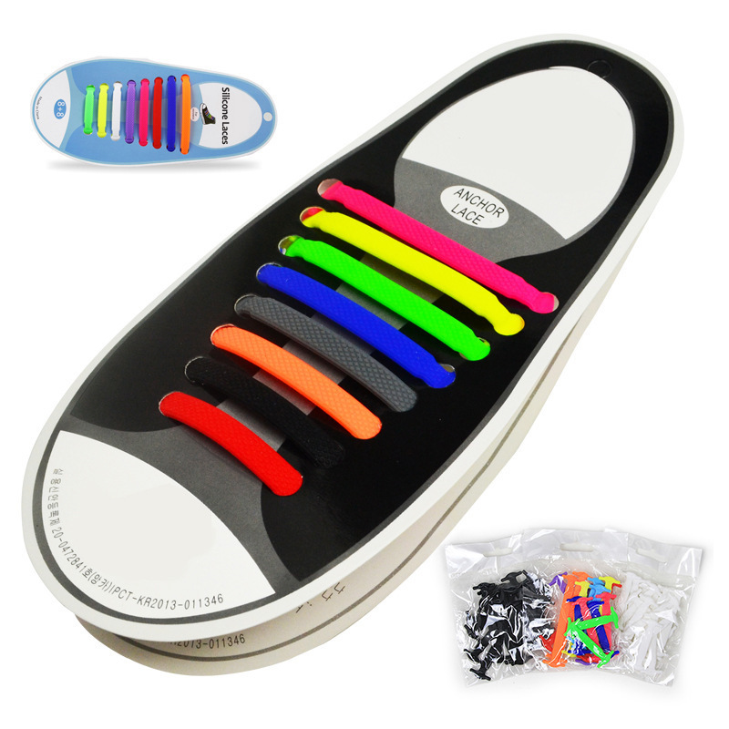 Silicone lazy shoelaces Joker elastic shoelaces opp cross-border e-commerce explosions I-shaped shoelaces factory outlets Silicone lazy shoelaces Joker elastic shoelaces opp cross-border e-commerce explosions I-shaped shoelaces factory outlets
