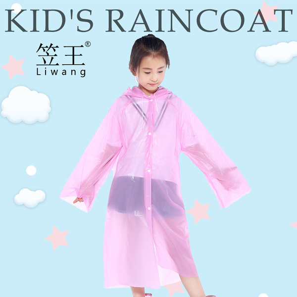 Red raincoat for men and women
