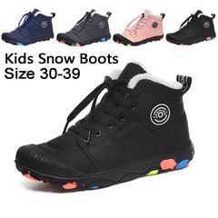 Cross-border Amazon children's winter snow boots cotton shoe lock kids snow boots girls' snow boots