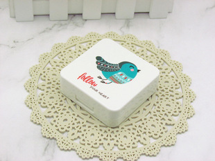 New contact lens box bird pattern contact lens care box contact lens box couple box