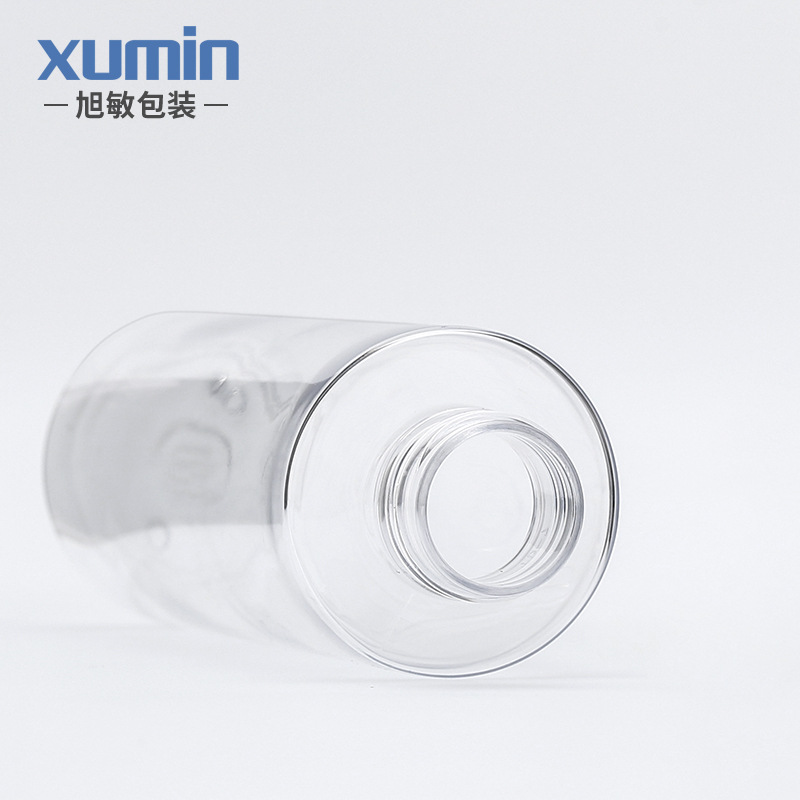 100ml150ml200ml250ml hombro plano transparente botella de spray cosmético embalaje de tóner cosmético