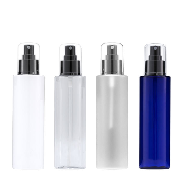 Cosméticos azul botella de plástico botella de spray para mascotas botella vacía cosmético Paquete de tóner material Xumin en stock suministro