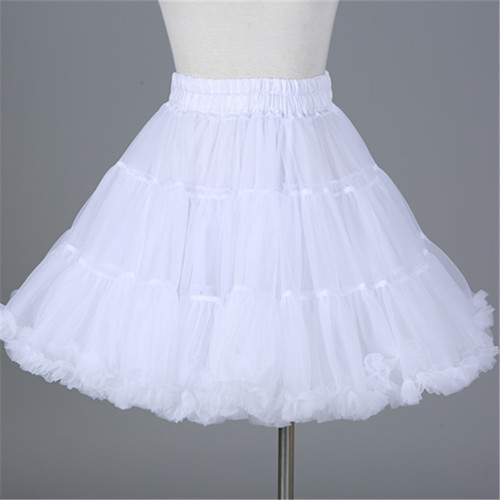 Bust lolita dress boneless soft gauze skirt skirt skirt petticoat rainbow fart tutu skirt marshmallow cloud support