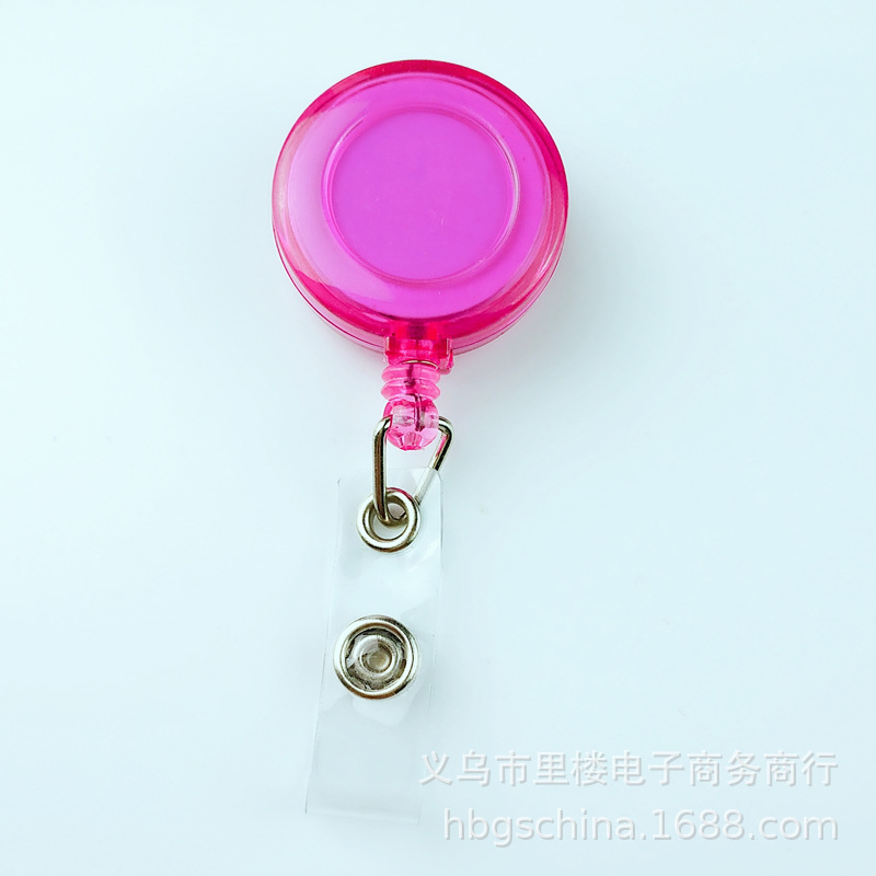 胸カードメーカーの証明書を引っ張りやすい円形の胸カードを引っ張りやすい金属ボタン伸縮ボタン29色