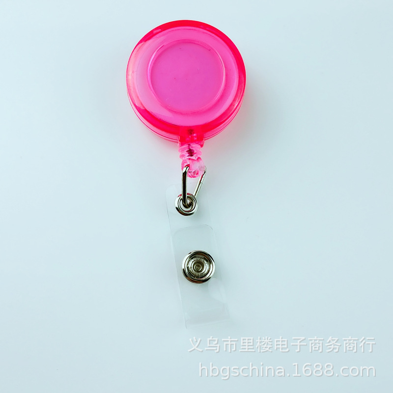 胸カードメーカーの証明書を引っ張りやすい円形の胸カードを引っ張りやすい金属ボタン伸縮ボタン29色