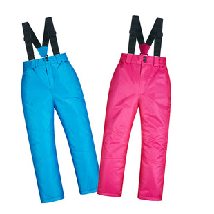 Cross-border supply of new boys and girls ski pants warm breathable water-repellent children's ski pants hiking pants