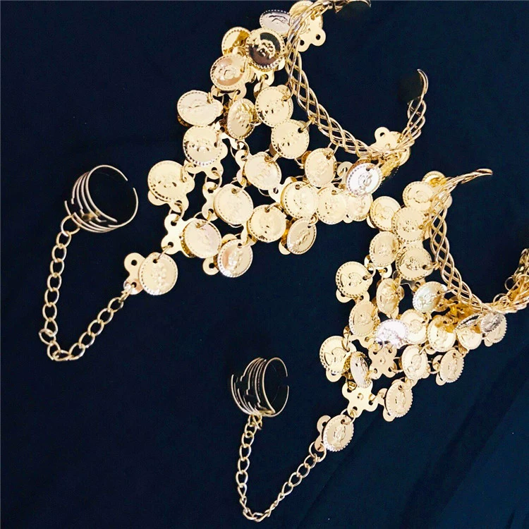 Jinhang Ремесло Танец Живота Ювелирные Изделия Браслет Монета Кольцо Браслет Цепочка Один) Браслет Украшение Цена