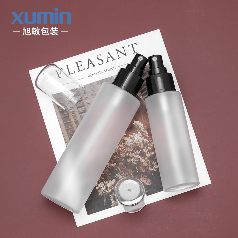 100ml200ml磨砂塑料空瓶 化妆品喷雾瓶pet爽肤水包装瓶 旭敏现货