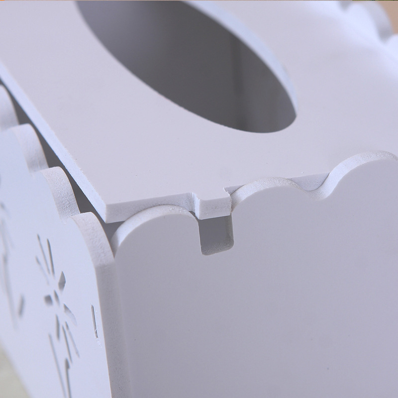 Caja de pañuelos multifuncional estilo europeo lindo pequeña flor caja de pañuelos de escritorio sala de estar mesa de café caja de almacenamiento de coches al por mayor