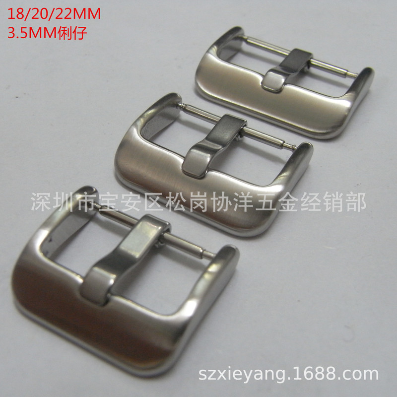 18/20/22mm Stainless Steel Watch Buckle Stainless Steel Watch Strap Buckle Belt Buckle Bracelet Buckle Smart Watch Accessories Buckle