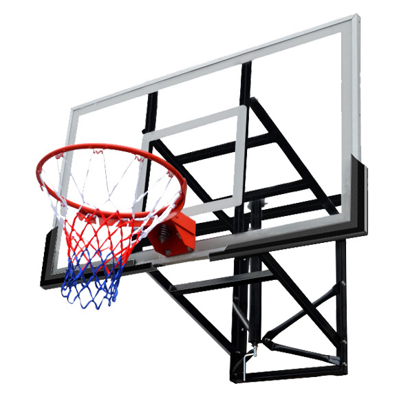 Soporte de baloncesto ajustable - Para instalación en pared interior y exterior