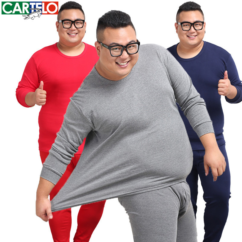 Cotton long johns thermal underwear suit men's plus size fat fat guy thin loose sweater pants Cotton long johns thermal underwear suit men's plus size fat fat guy thin loose sweater pants