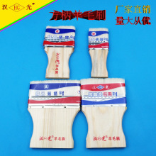 油漆刷羊毛刷厂家直销 方木柄羊毛刷 烧烤刷 五金工具刷 量大从优