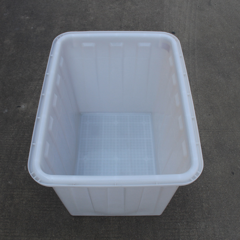 河源龙门 加厚带盖塑胶鱼箱 200L水箱水产品养殖瓷砖浸泡方箱