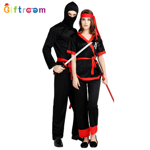 Carnival Carnival Western Cool Handsome Warrior Stage Performance Costume Couple Costume Red Letter Ninja DS Performance Costume