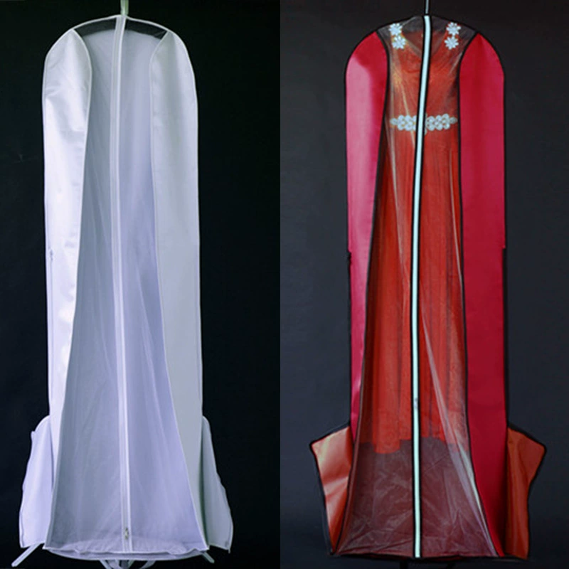 2 м негабаритное свадебное платье Пылезащитная Куртка удлиненная Водонепроницаемая Свадебная сумка портативный пылезащитный чехол мешок для пыли