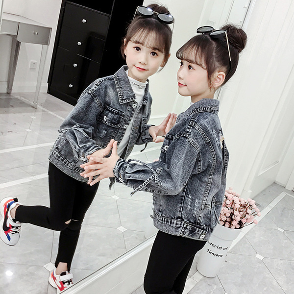 Denim autumn jacket