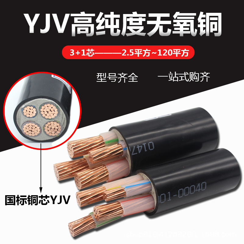 Yanggu YJV3 2-core 6 10 16 25 35 square flame retardant copper core buried armored cable power cable