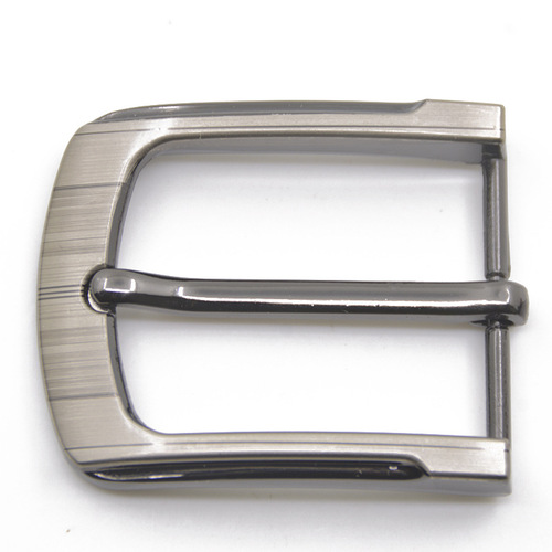 Men's needle leather strap alloy buckle, direct from Guangzhou manufacturer, 3.5mm inner diameter, durable laser buckle