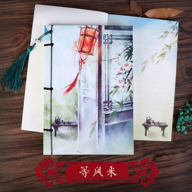 Retro watercolour ancient style, pocketbook, Birthday gift