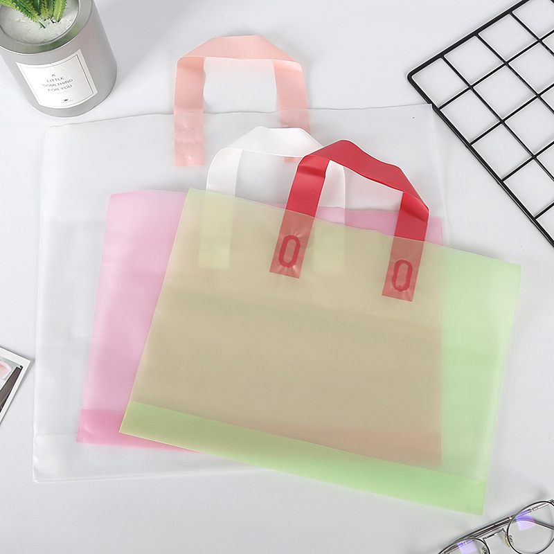 透明低压塑料袋手提服装袋童装袋印制LOGO服装店塑料袋服饰包装袋