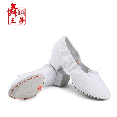 White cloth teacher shoes