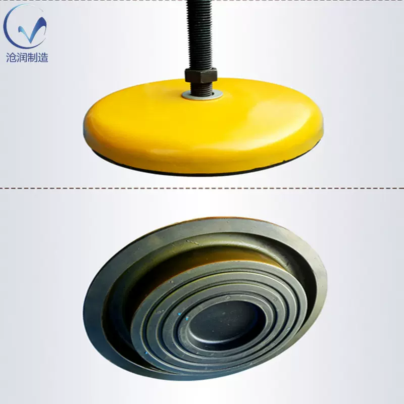 注塑机垫脚机床减震垫铁 圆形镀铬防震垫铁 调整垫铁 电镀圆