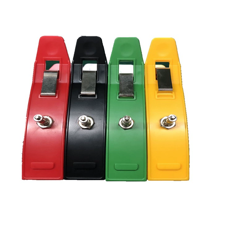 Чернота желтого зеленого цвета зажима лимба электрода лимба аксессуаров машины монитора ЭКГ взрослым многофункциональным покрытая никелем красная