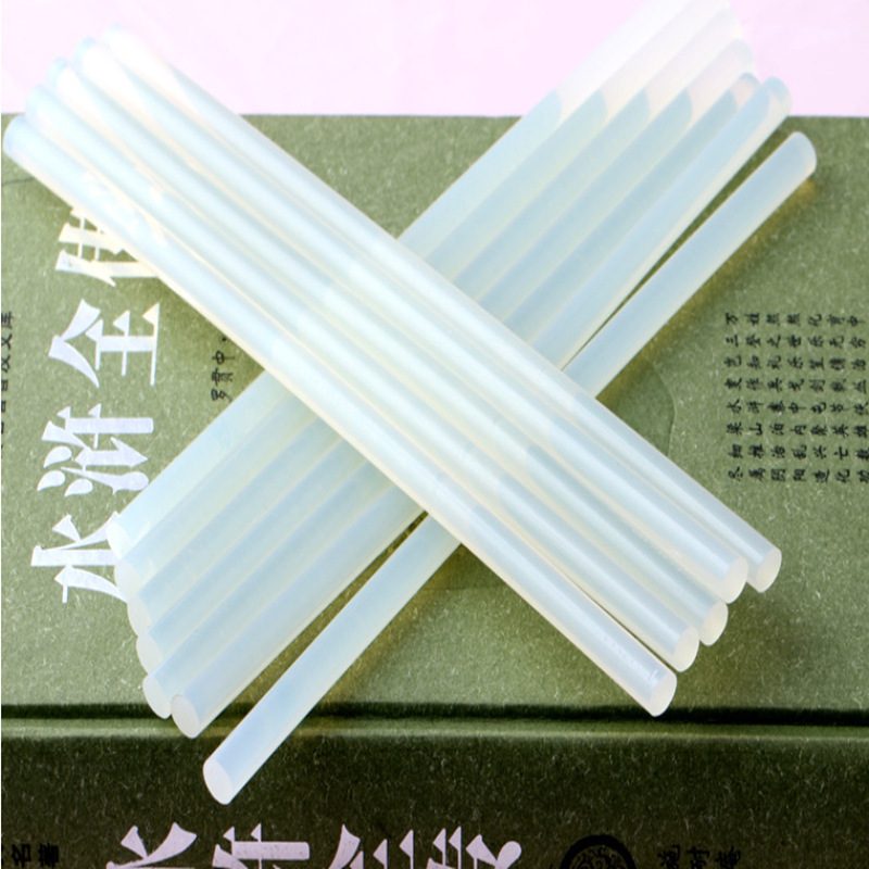 Manufacturers Supply Wholesale Small Transparent Eva Hot Melt Glue Sticks. Glue Strips. Environmentally Friendly High Viscosity and High Transparency Hot Melt Glue