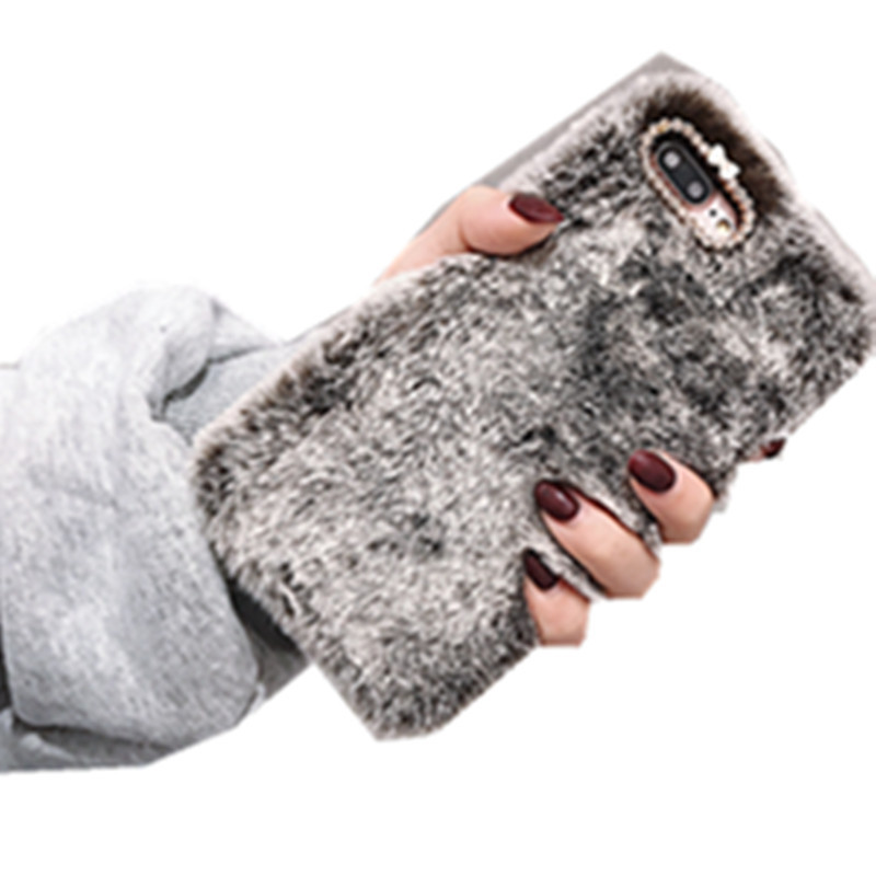 Plush Phone Case For Iphone 15 And 14 Soft Protective Cover Warm_voghion.com