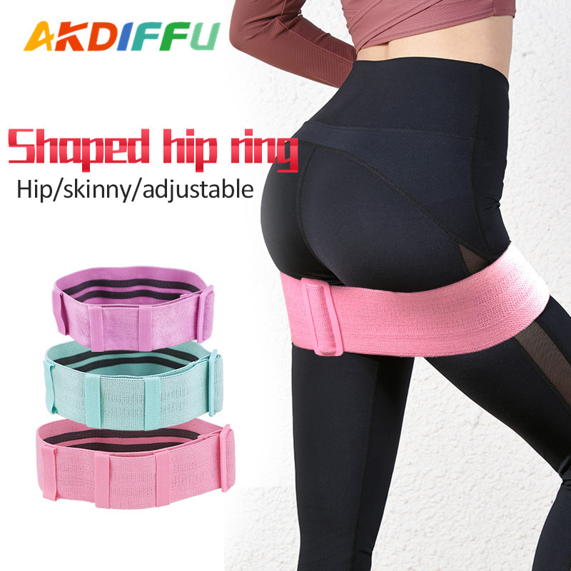 Banda de tensión de círculo de cadera transfronteriza látex banda elástica de yoga ajustable Anillo de abuso de cadera banda de resistencia en cuclillas Levantamiento DE CADERA