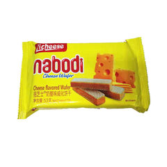 麗芝士Naboot威化餅乾鹹蛋黃榴蓮椰子芝士奶酪味整箱6斤散稱零食