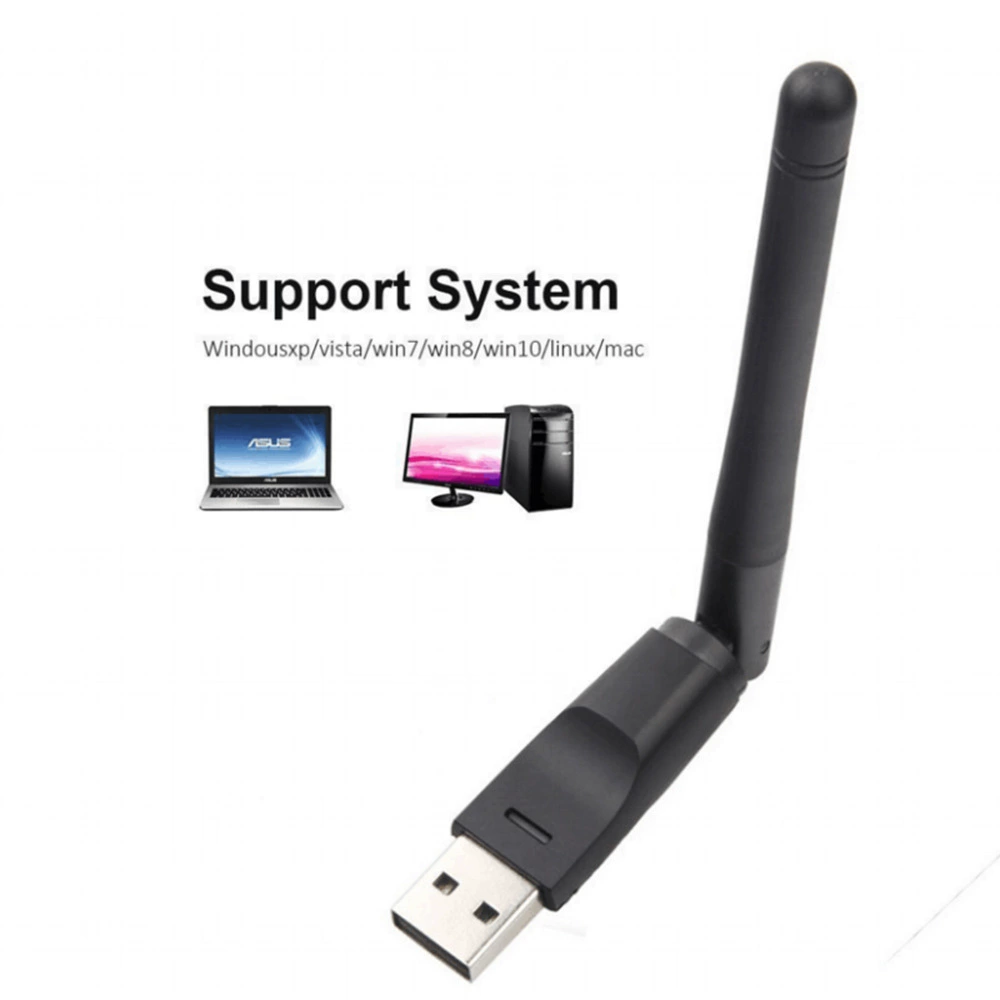 Беспроводная WiFi небольшая сетевая карта WiFi компьютер внешний 802.11n Мини USBWiFi приемник WiFi передатчик