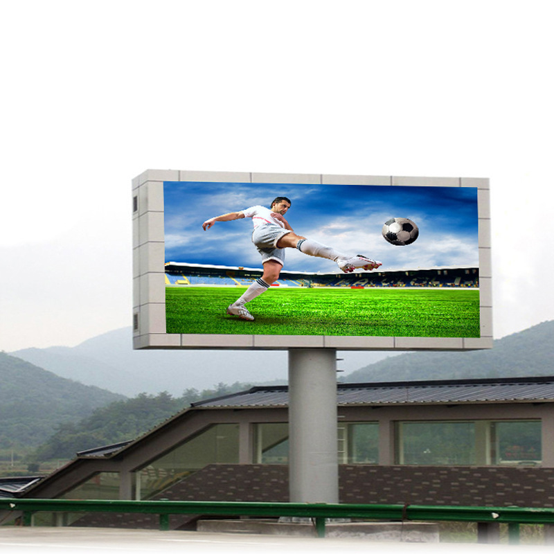Spot Direct Sales Outdoor Rainproof and Sunproof P4 Full-Color Display Screen Outdoor Wall-Mounted Advertising High-Definition Led Display Screen