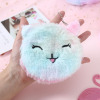 Cartoon children's wallet, plush cute key bag, keychain, pendant, card holder, cards, organizer bag, new collection, cat