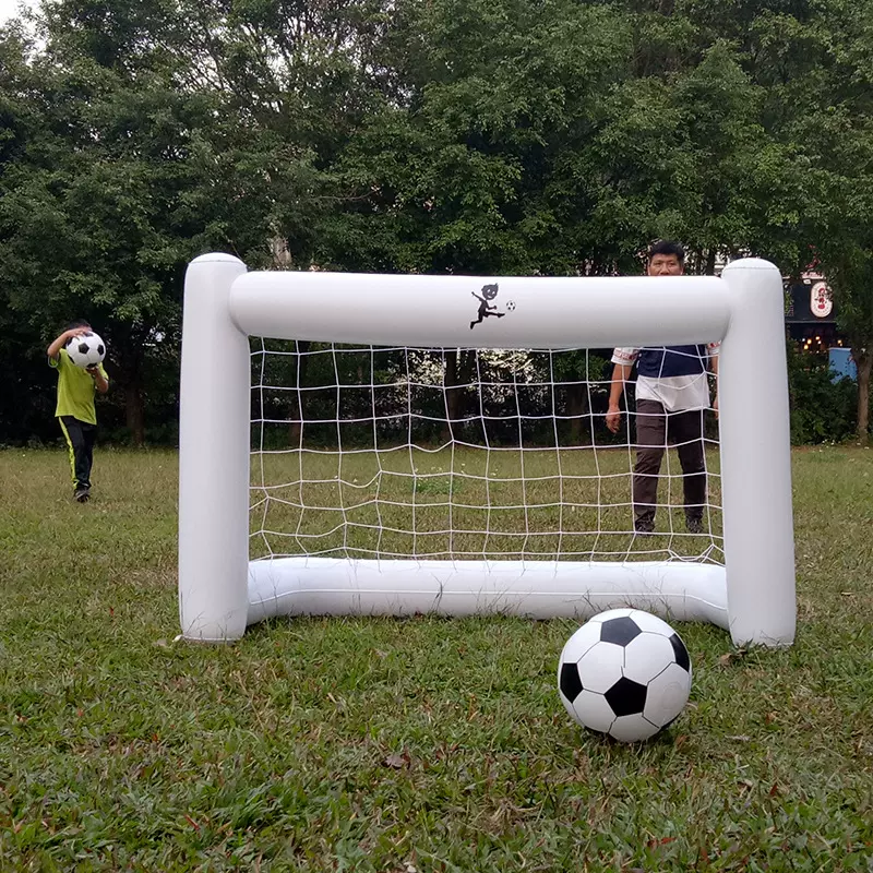 厂家现货儿童充气足球门团队游戏户外可折叠便携足球门架零售批发