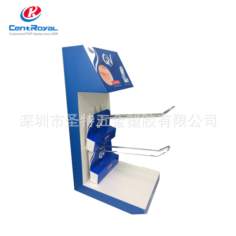 厂家定 做 润唇膏展示架 PVC展示架 雪弗板货柜定 制 专柜展架