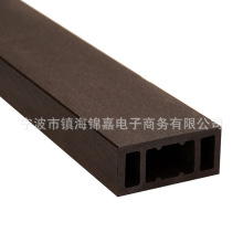 厂家提供9040栏杆方通 木塑材料 立柱花架 仿木方管 顶梁安装