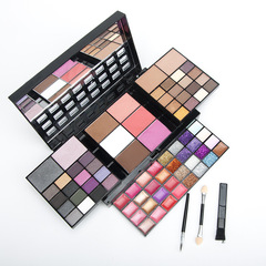 74-color eye shadow makeup palette, lip gloss, blush, foundation, glitter makeup combo set, cross-border makeup