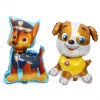 Children's new dog patrol team Aqi Xiaoli Mao Maomao Cartoon Style Festive Festival Party Wangwang Team Aluminum Foil Balloon