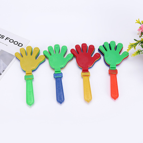 Cheerleaders cheering hand clap props plastic clapping claps for performances, various styles of colorful clapping hands, clapping hands, clapping hands
